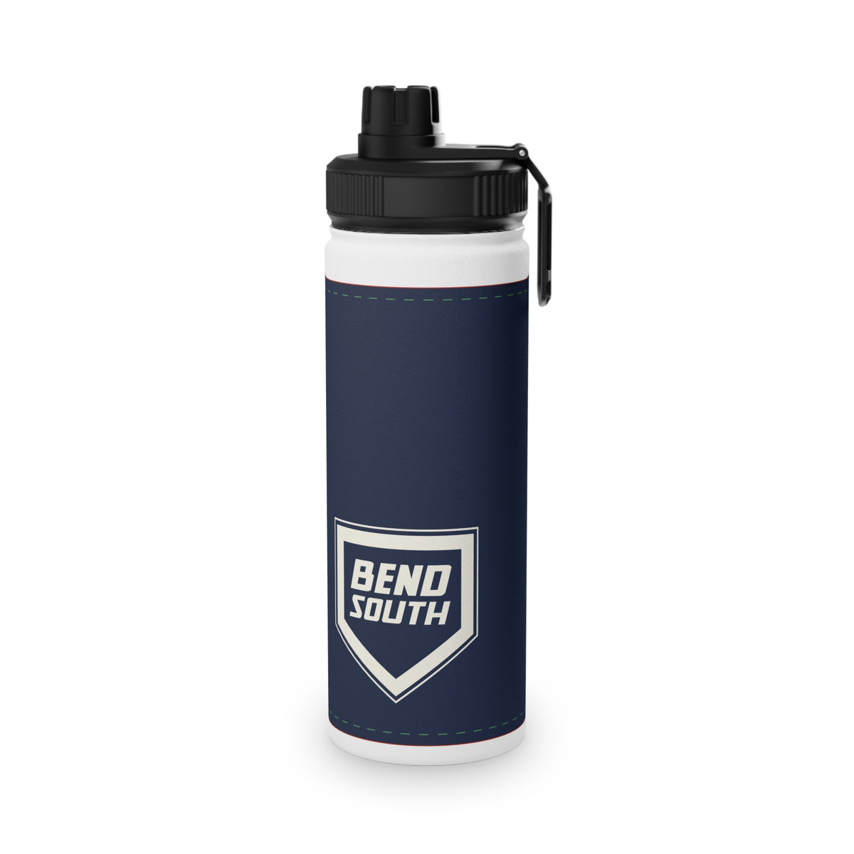 Navy Sports Water Bottle with Sports Lid