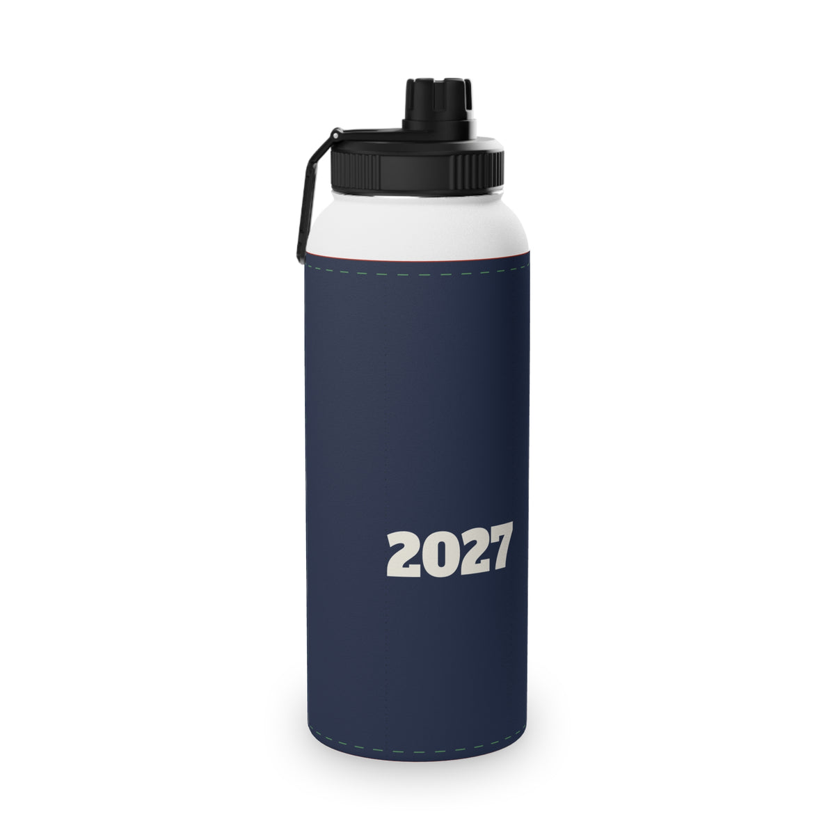 Navy Sports Water Bottle with Sports Lid