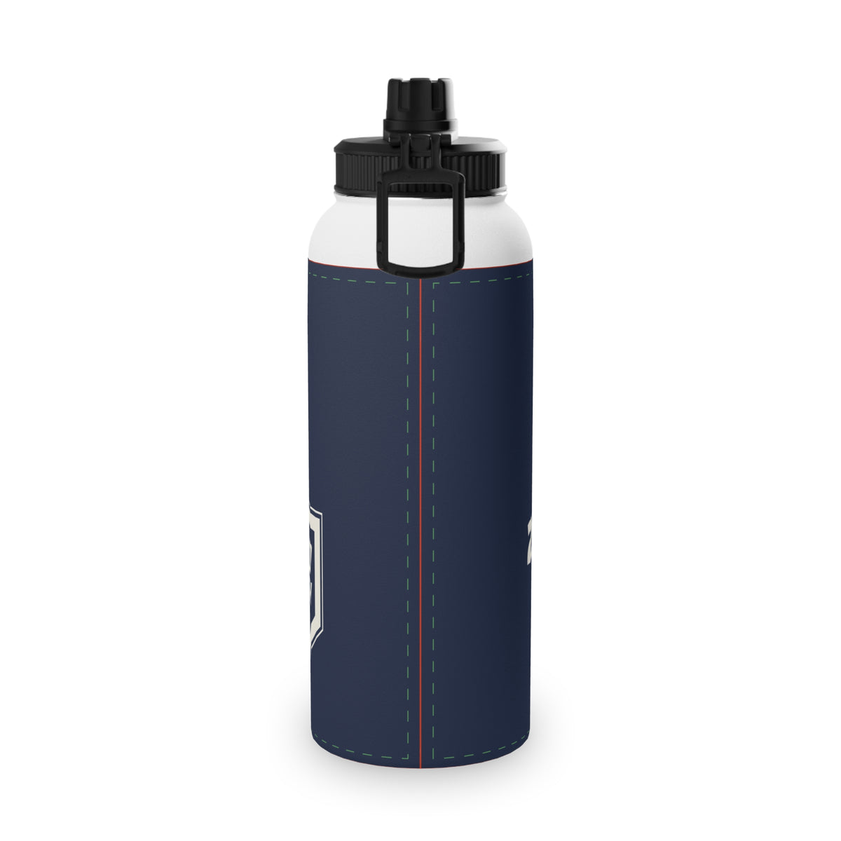Navy Sports Water Bottle with Sports Lid