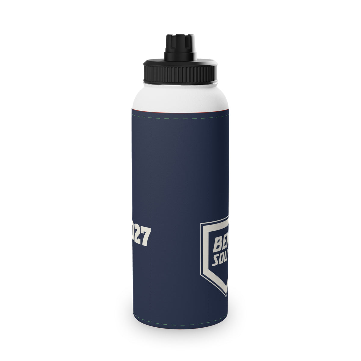 Navy Sports Water Bottle with Sports Lid