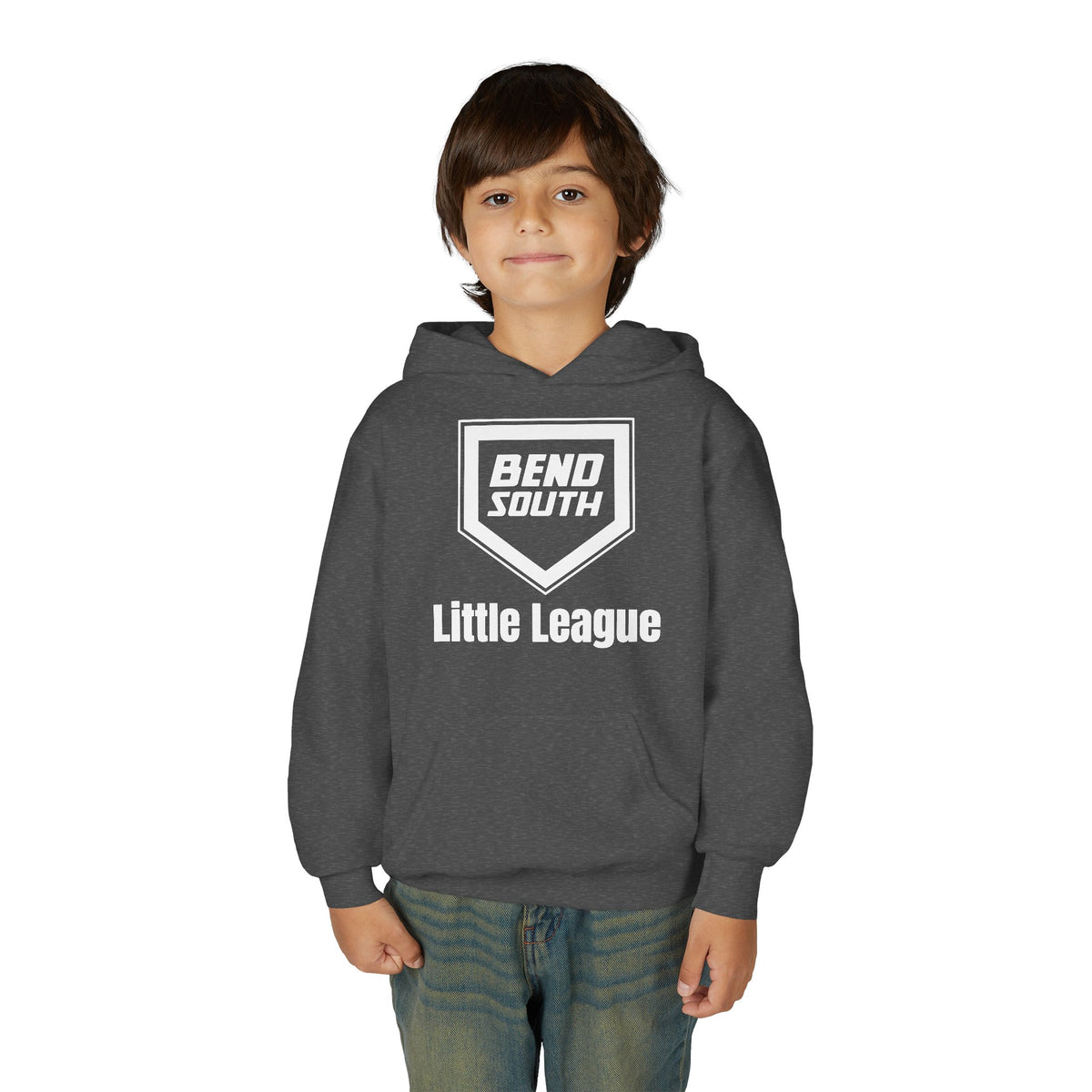 Bend South Shield Logo Hoodie | Youth Pullover Sweatshirt