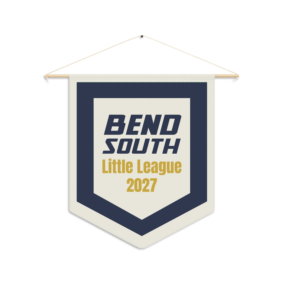 Bend South Logo Pennant | Sports Banner, Dorm Wall Decor