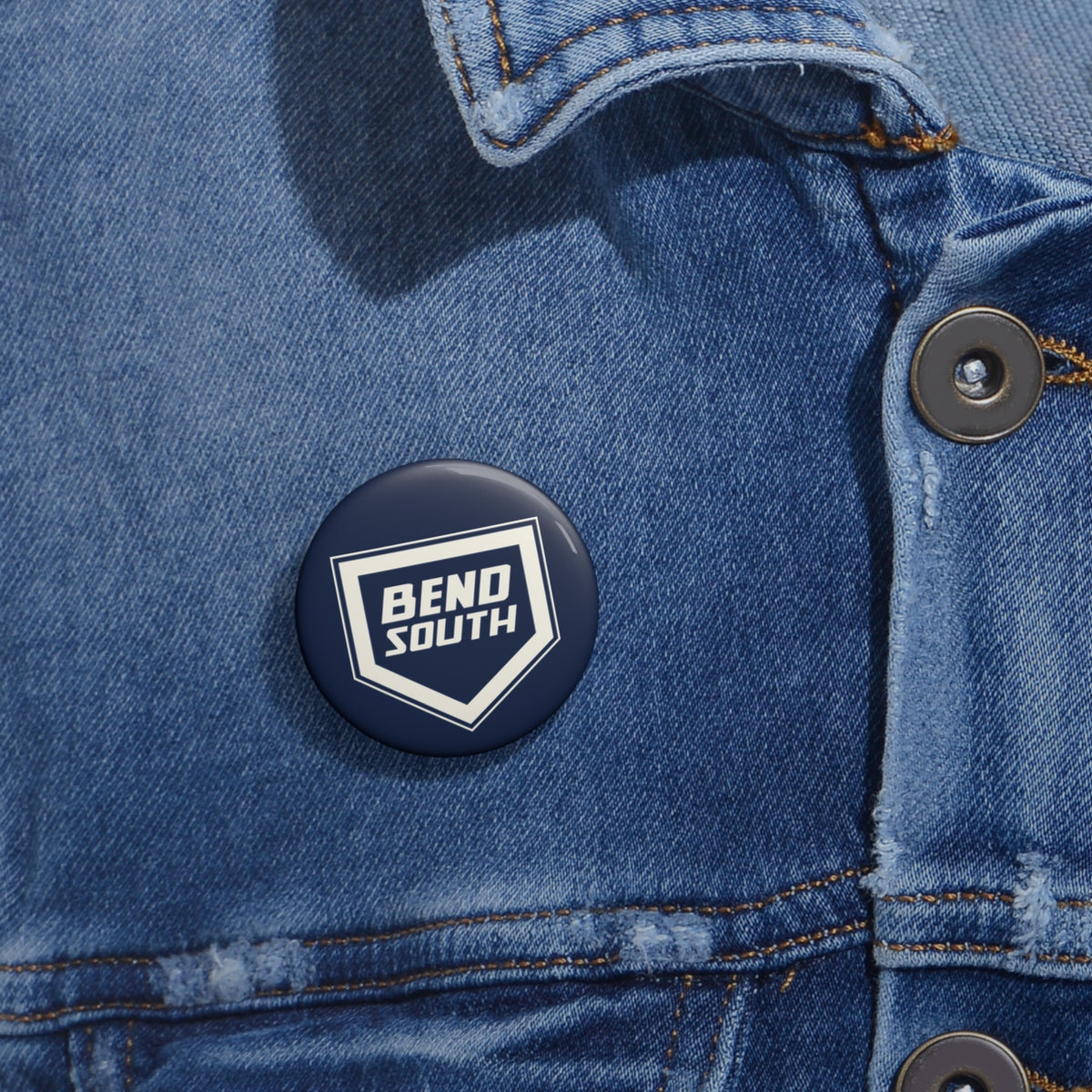 Bend South Logo Pin Button