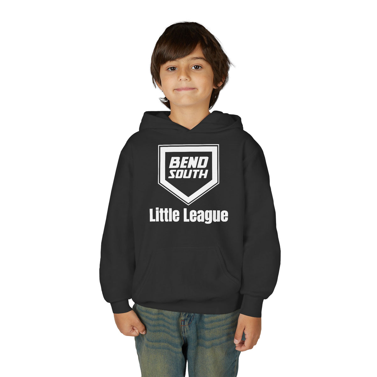 Bend South Shield Logo Hoodie | Youth Pullover Sweatshirt