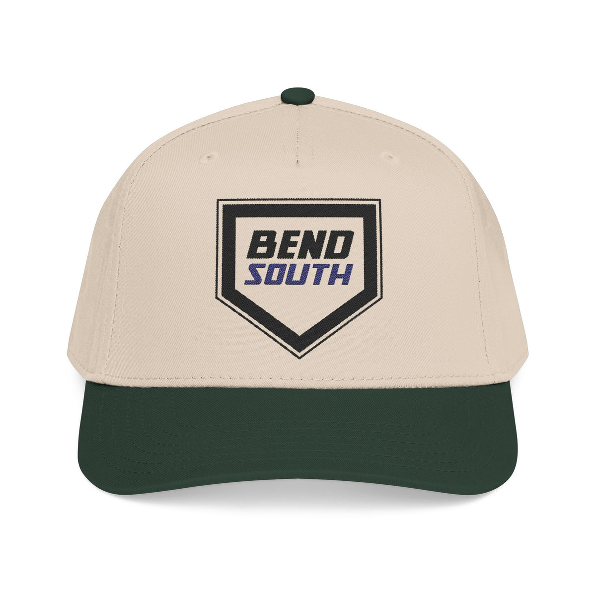 Bend South Emblem Baseball Cap | Patch Logo, Two-Tone Snapback