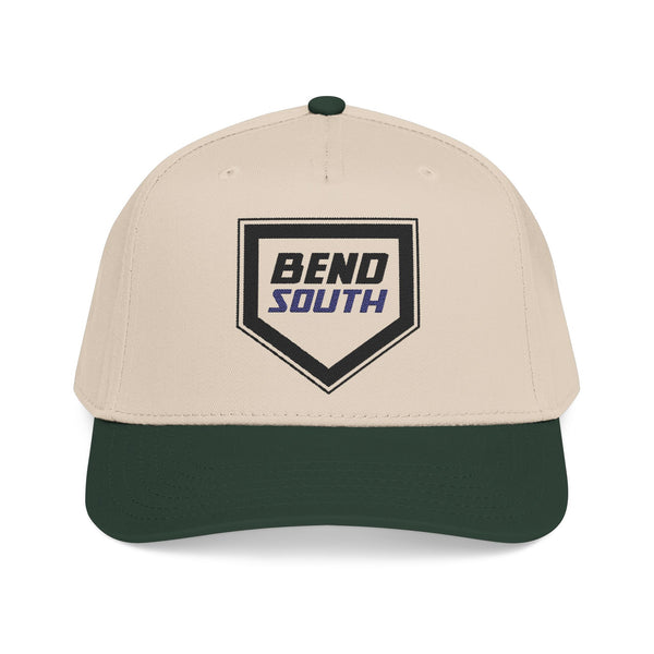 Bend South Emblem Baseball Cap | Patch Logo, Two-Tone Snapback