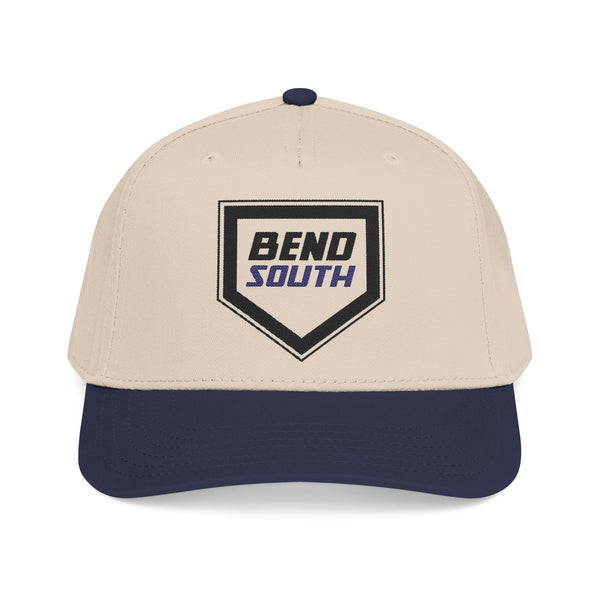 Bend South Emblem Baseball Cap | Patch Logo, Two-Tone Snapback
