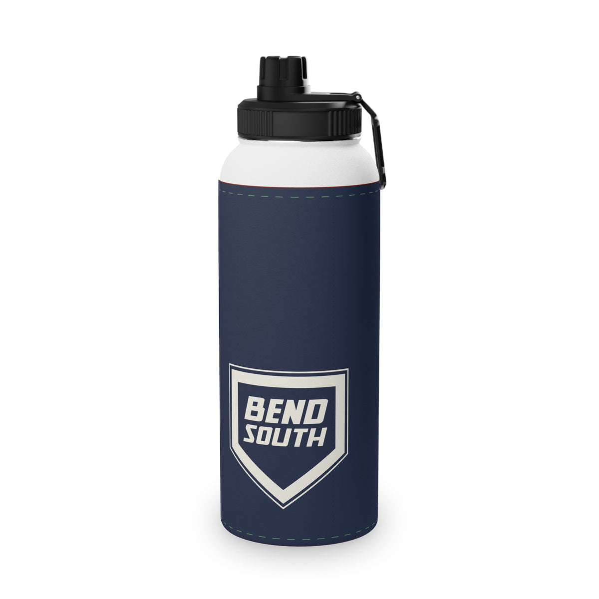 Navy Sports Water Bottle with Sports Lid