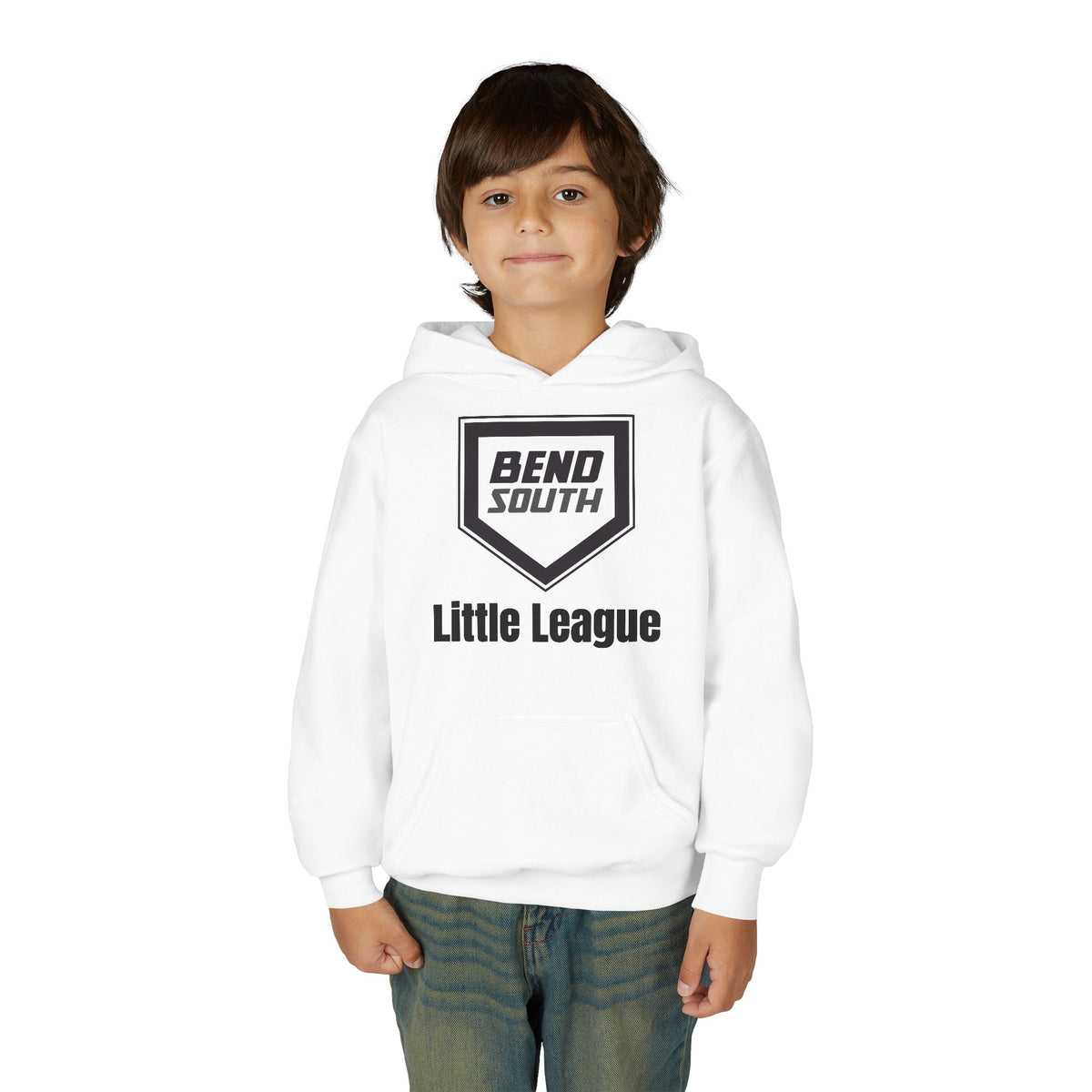 Bend South Shield Logo Hoodie | Youth Pullover Sweatshirt